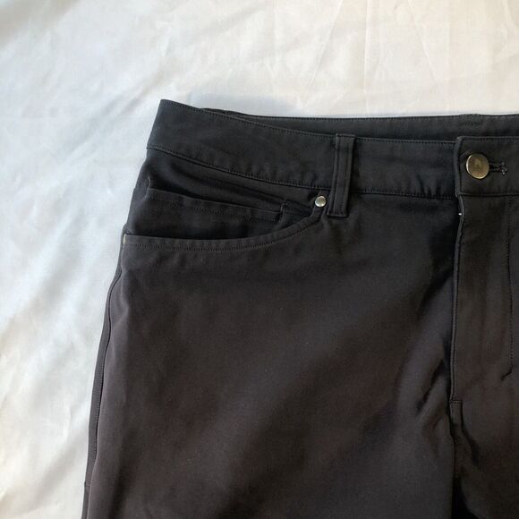 Lululemon ABC Slim Fit Pants Warpstreme Men’s Size 33 x 28.5 Dark Gray - Picture 4 of 12